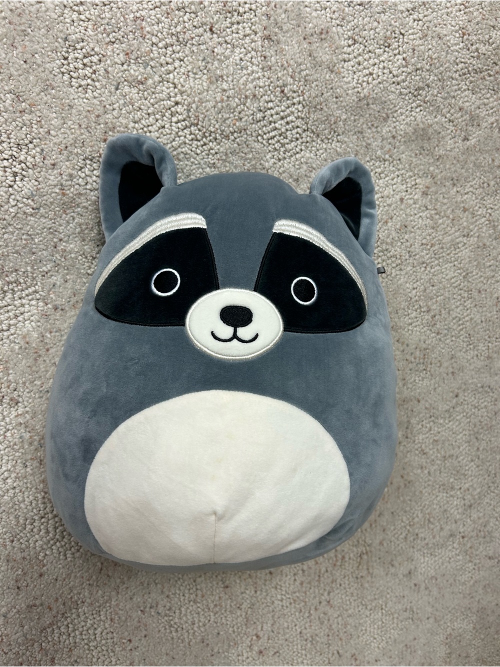 Squishmallows Gray and White Raccoon Plush medium